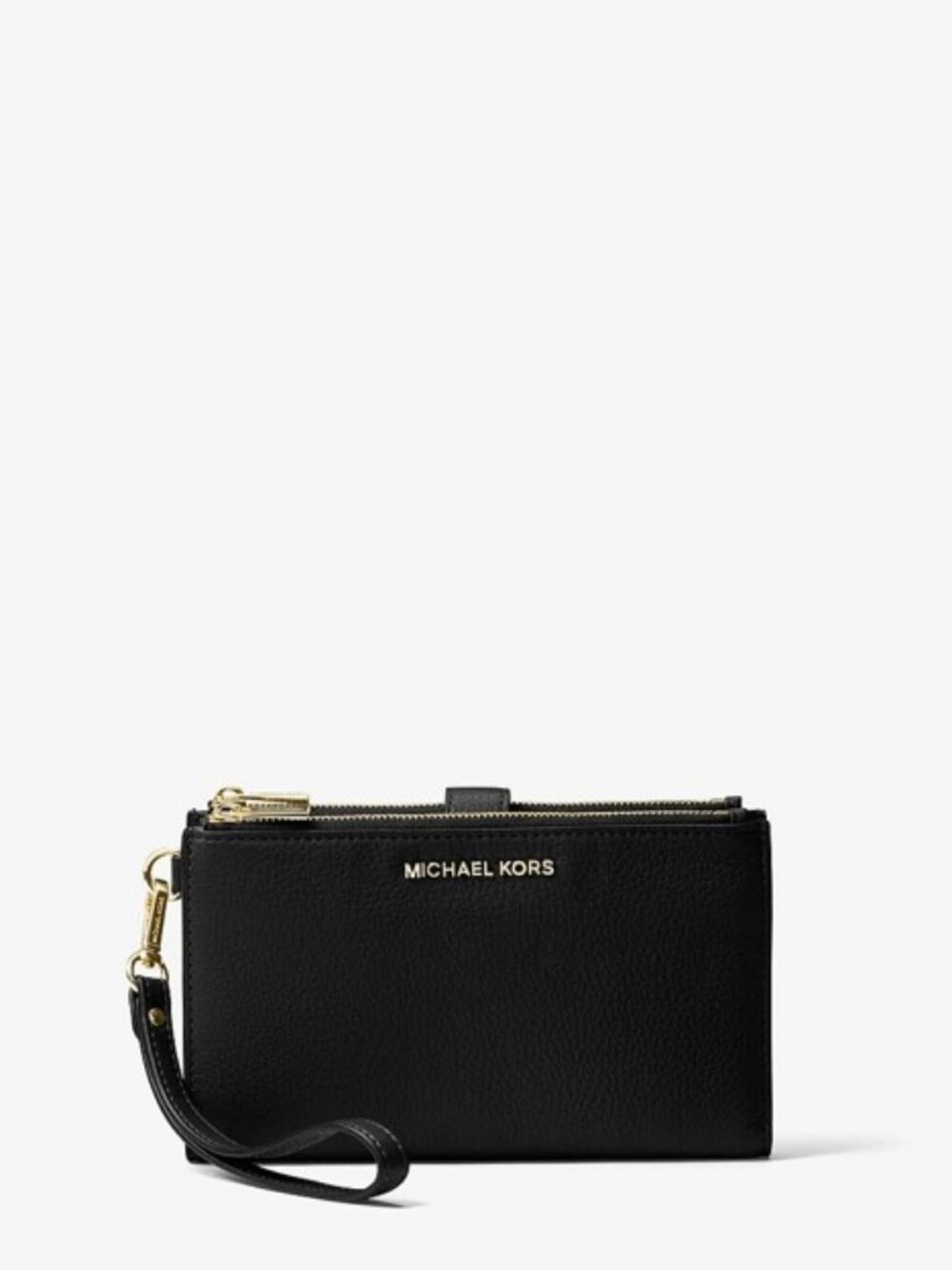 Michael Kors Adele leather wallet black women's